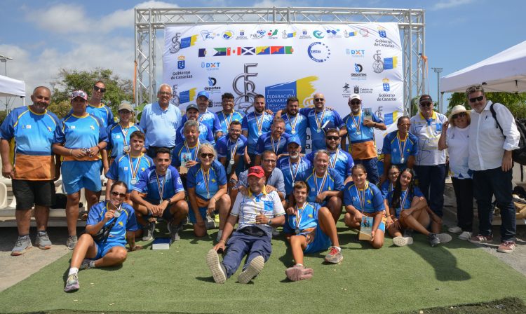 Maspalomas acogió el Campeonato de Canarias de Bola Canaria 2026