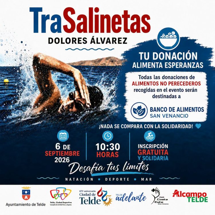 Telde recupera este domingo la Travesía a Nado de Salinetas ‘Dolores Álvarez’ tras ocho años sin celebrarse