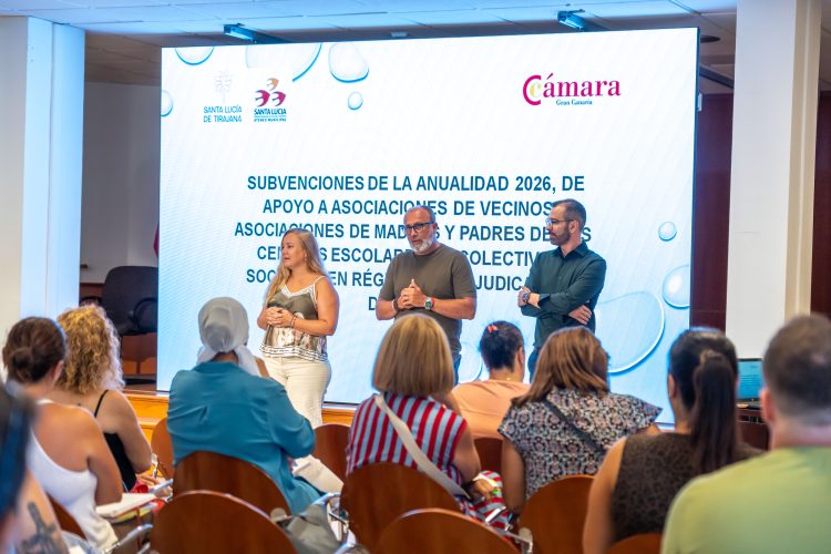 Santa Lucía presenta a los colectivos sociales el Plan Estratégico de Subvenciones