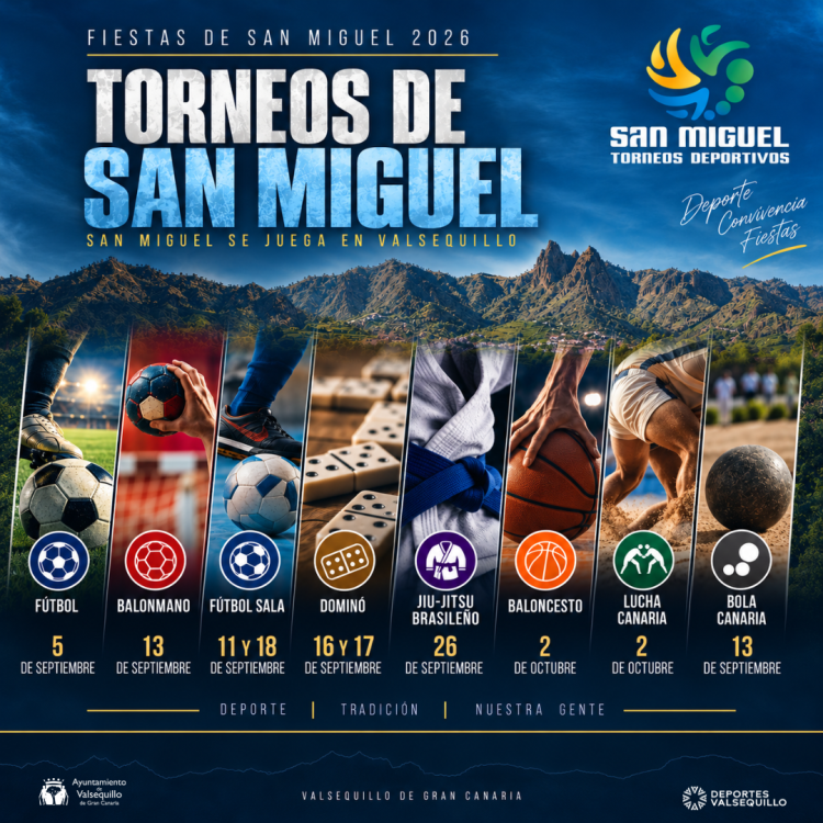 Valsequillo celebra las Fiestas de San Miguel con ocho torneos deportivos