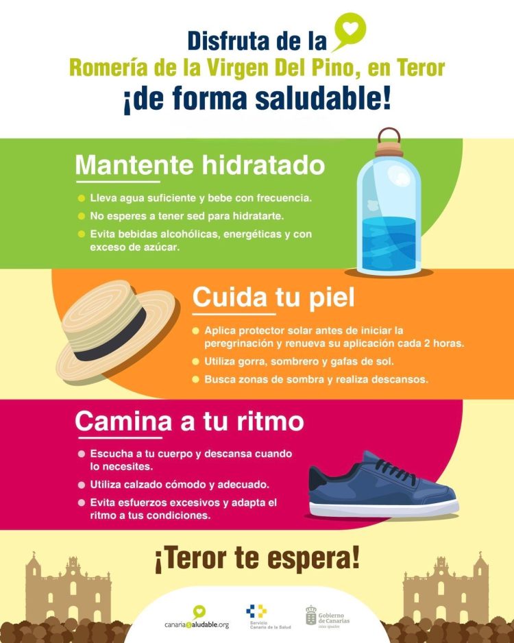 Sanidad recomienda adoptar medidas de prevención para el adecuado disfrute de las fiestas del Pino