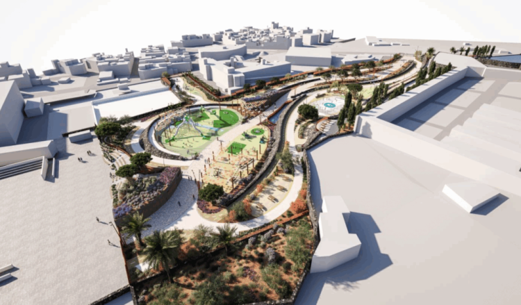 Cabildo y Ayuntamiento proyectan finalizar el Parque Urbano de Agüimes a comienzos de 2028