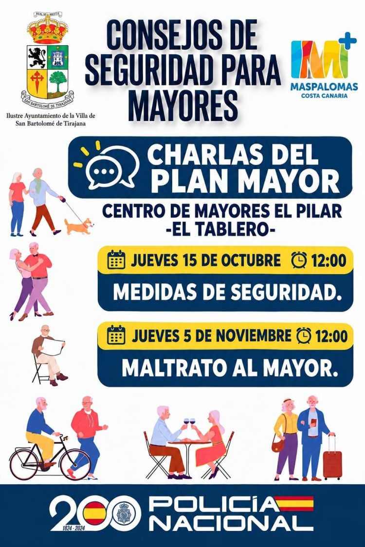 La Concejalía del Mayor acerca a los barrios un ciclo sobre seguridad y prevención del maltrato a las personas mayores