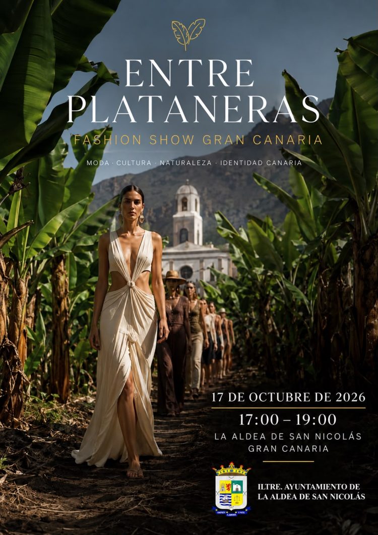 La Aldea de San Nicolás fusiona moda, naturaleza e identidad en la primera edición de ENTRE PLATANERAS Fashion Show Gran Canaria