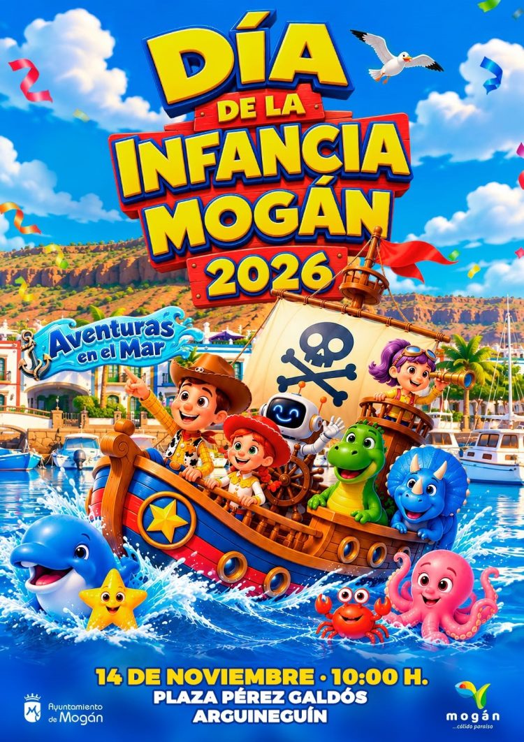 Mogán celebrará el Día de la Infancia con una aventura marinera llena de juegos y talleres