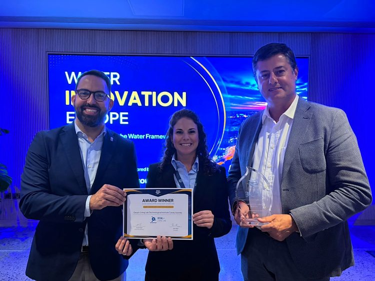 DESAL+ Living Lab recibe el premio internacional al mejor ecosistema de investigación del agua de 2026