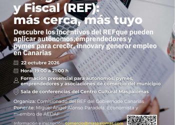 San Bartolomé de Tirajana acoge una formación sobre el Régimen Económico y Fiscal de Canarias para pymes, autónomos y emprendedores del municipio