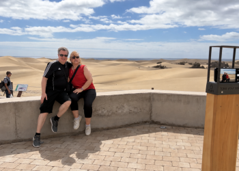 Turismo de Maspalomas estrena en el Mirador de Las Dunas un punto selfie para conquistar las redes sociales