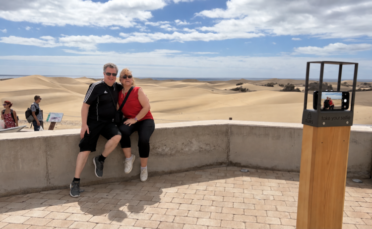 Turismo de Maspalomas estrena en el Mirador de Las Dunas un punto selfie para conquistar las redes sociales