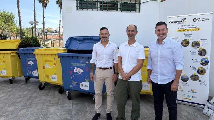 San Bartolomé de Tirajana incorpora nuevos contenedores de reciclaje en los colegios del municipio