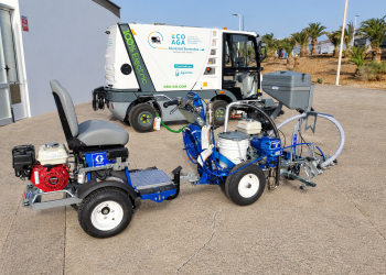 Ecoaga incorpora nueva maquinaria para reforzar la limpieza y mantenimiento de la Zona Industrial