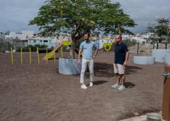 Concluye la renovación del parque canino de la calle Damasco