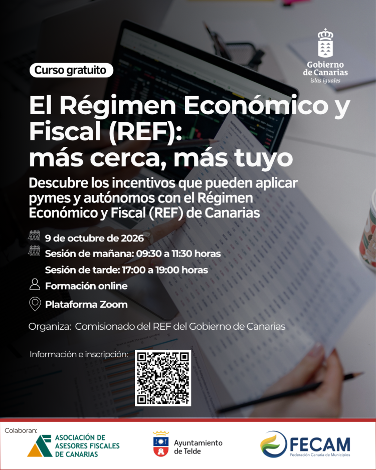 Telde acerca a pymes y autónomos la formación sobre las ventajas del Régimen Económico y Fiscal de Canarias 