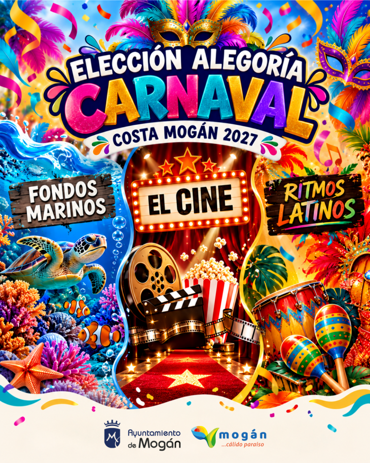 El Ayuntamiento abre la votación para elegir la alegoría del Carnaval Costa Mogán 2027
