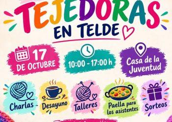 Telde acoge el I Encuentro de Tejedoras con una jornada de convivencia, talleres y actividades en la Casa de la Juventud 
